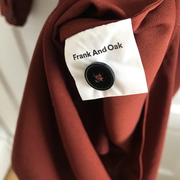 FRANK AND OAK | Long sleeve belted shirt dress - Picture 8 of 9